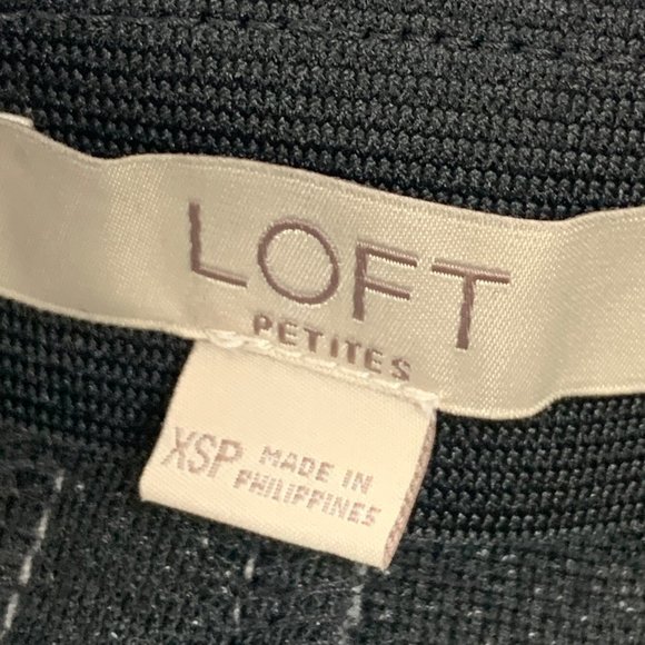 Loft Gray Fleece Mini Skirt Elastic Waist XSP Above Knee Soft‎ Comfort - Picture 3 of 13